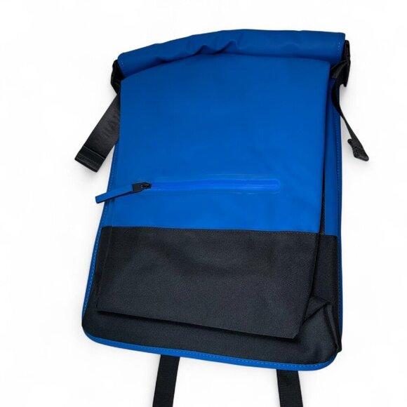 Rains Trail Rolltop Backpack W3 - Blue NWT Unisex - Picture 11 of 16
